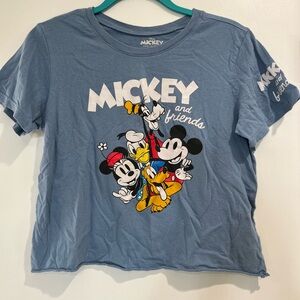 Mickey and Friends Crop Top Size Large